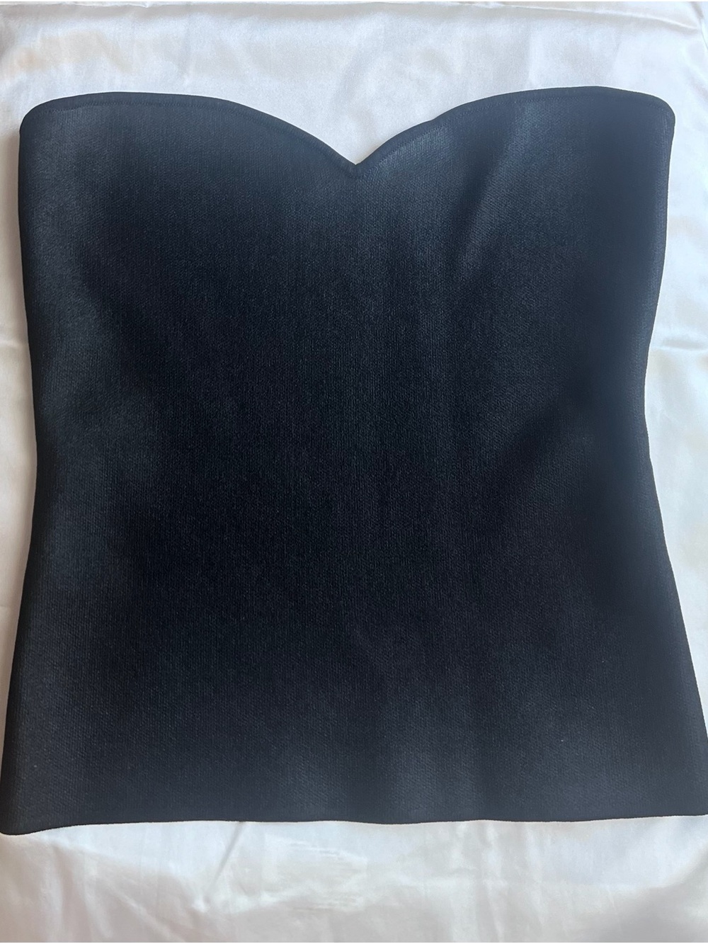 Zara Strapless Black Sweetheart Bustier Top